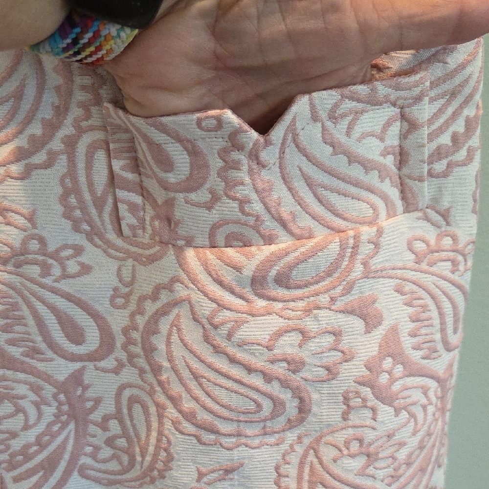 Victoria Beckham For Target Limited Release Pink Jacquard Sleeveless Dress XS - Picture 6 of 16